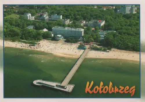 Polen - Kolobrzeg - Polen - Strand aus der Luft