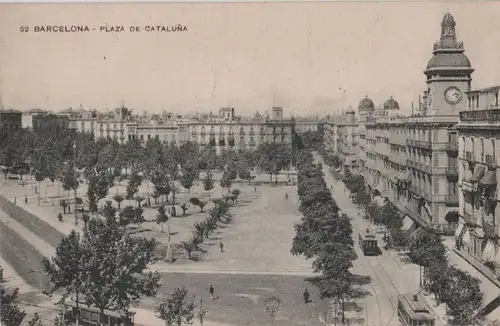 Spanien - Spanien - Barcelona - Plaza de Cataluna - ca. 1935