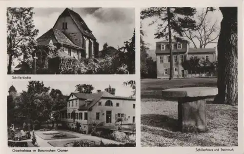 Jena - u.a. Schillerhaus und Steintisch - 1967