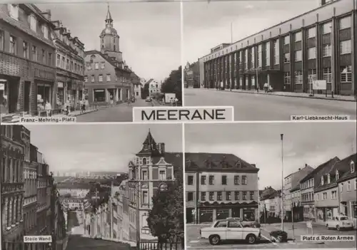Meerane - u.a. Platz der Roten Armee - 1978