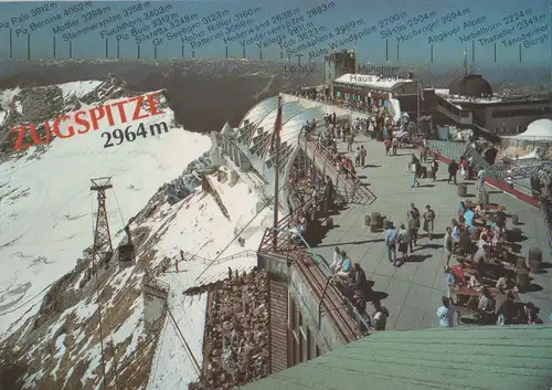 Zugspitze - Aussichtsterrasse - 1986