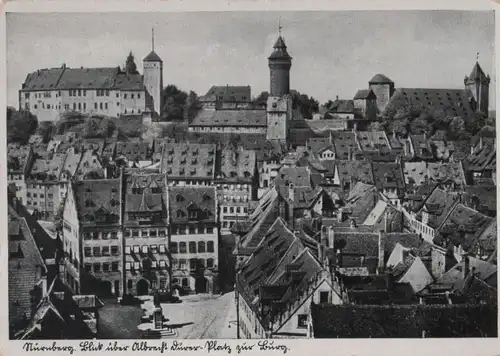 Nürnberg - Blick über Albrecht-Dürer-Platz - ca. 1950