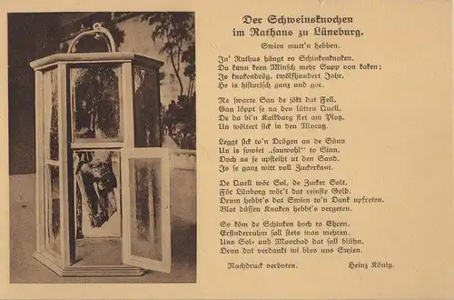 Lüneburg - Der Schweinsknochen - ca. 1935