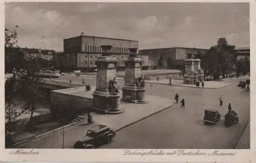 München - Ludwigsbrücke und Deutsches Museum - 1939