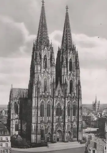 Köln - Dom von Westen - ca. 1965
