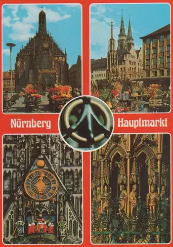 Nürnberg, Mittelfranken - Hauptmarkt - ca. 1985
