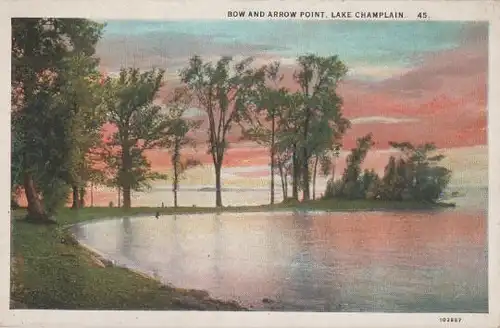 USA - USA, Vermont - Lake Champlain - Bow and Arrow Point - ca. 1925
