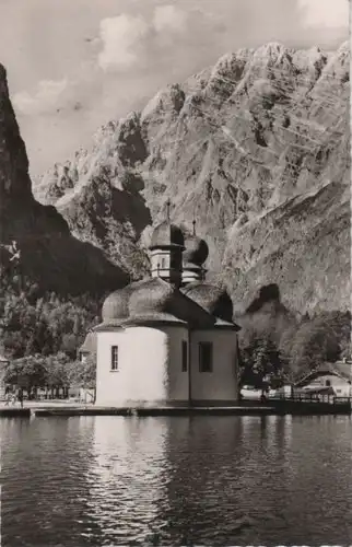 Königssee - St. Bartholomä mit Watzmann-Ostwand - 1973