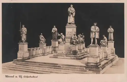 Worms - Lutherdenkmal - ca. 1935