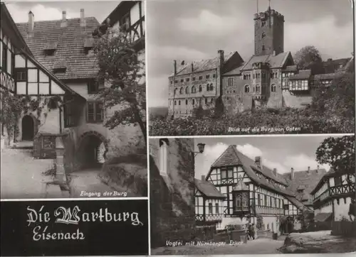 Eisenach - Wartburg, u.a. Vogtei mit Nürnberger Erker - 1979