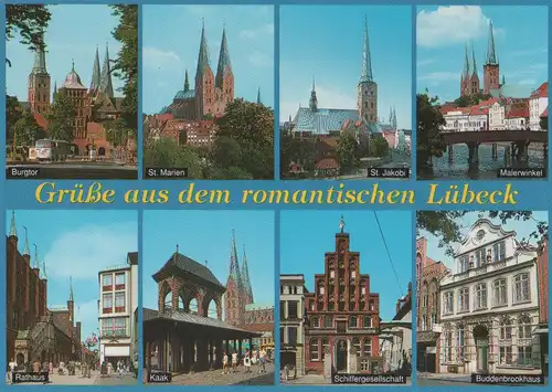 Lübeck - u.a. St. Jakobi - ca. 1995