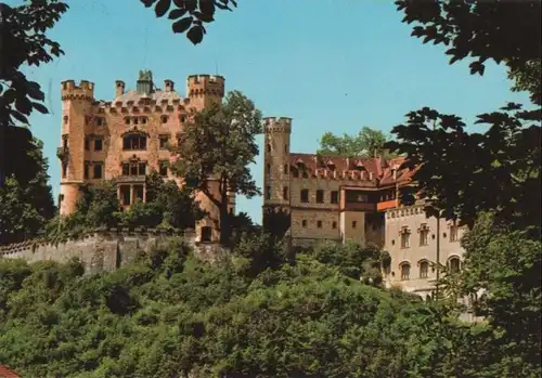 Schwangau, Hohenschwangau - Königsschloss - 1974