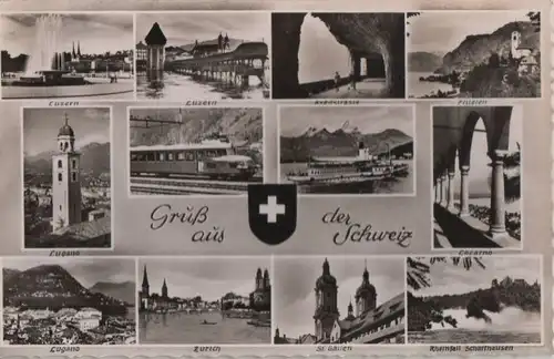 Schweiz - Schweiz - Schweiz - u.a. Lugano - ca. 1955