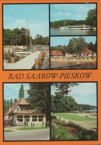 Bad Saarow-Pieskow - u.a. Bootsanlegestelle - 1989