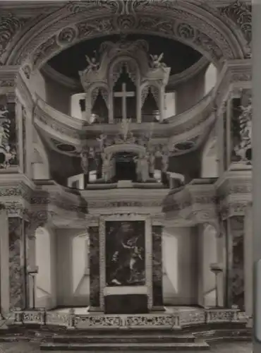 Eisenberg - Schloßkirche, Chor mit Kanzelaltar - 1972