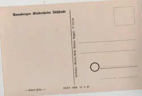 Annaberg - Kinderheim Jöhstadt