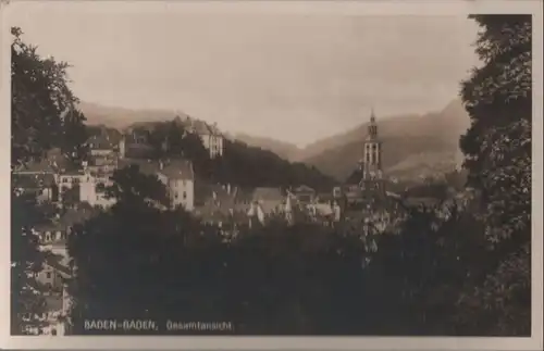 Baden-Baden - Gesamtansicht - 1929