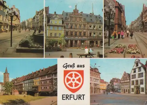 Erfurt - u.a. Grüne Apotheke - 1980