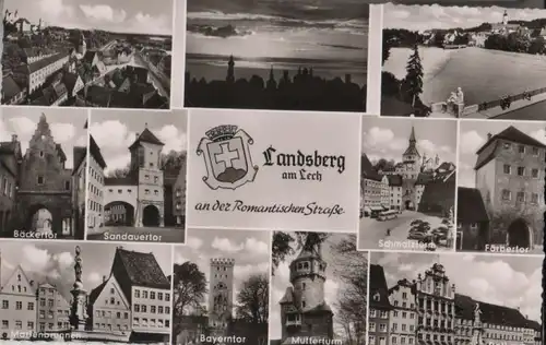 Landsberg - u.a. Schmalzturm - ca. 1950
