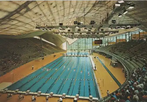 München - Olympiapark, Schwimmhalle - ca. 1975
