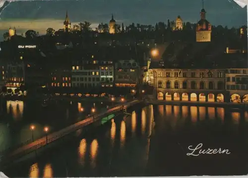 Schweiz - Luzern - Schweiz - bei Nacht