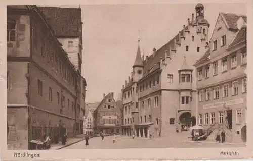 Nördlingen - Marktplatz - ca. 1935