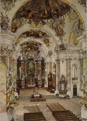 Ottobeuren - Basilika, Innenansicht - 1963