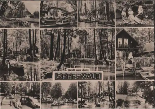 Spreewald - mit 11 Bildern - ca. 1965