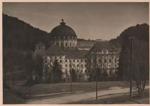 Sankt Blasien - Kolleg von Westen - ca. 1950