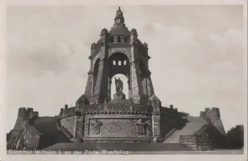 Porta Westfalica - Denkmal Wilhelm I. - ca. 1955