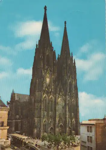 Köln - Westseite Dom - 1974