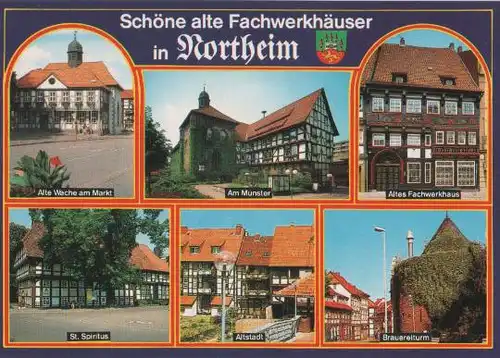 Alte Fachwerkhäuser in  Northeim - ca. 1985