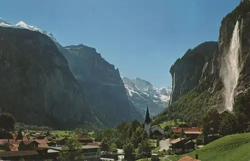 Schweiz - Lauterbrunnen - Schweiz - mit Staubbach