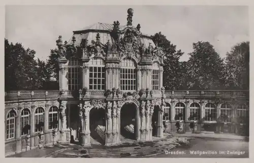 Dresden - Wallpavillon im Zwinger - ca. 1950