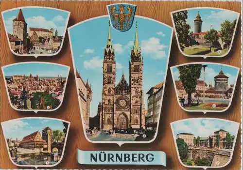 Nürnberg - u.a. Königstorturm - 1969
