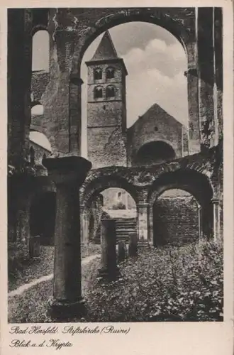 Bad Hersfeld - Stiftkirche, Blick a.d. Krypta - 1954
