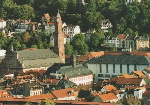 Heidelberg - Jesuitenkirche, Alte und Neue Universität - ca. 1995