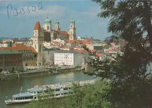 Passau - Blick auf Rathaus - 1992