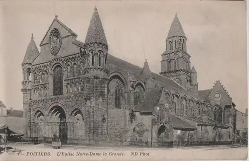 Frankreich - Frankreich - Poitiers - Eglise Notre-Dame la Grande - ca. 1935