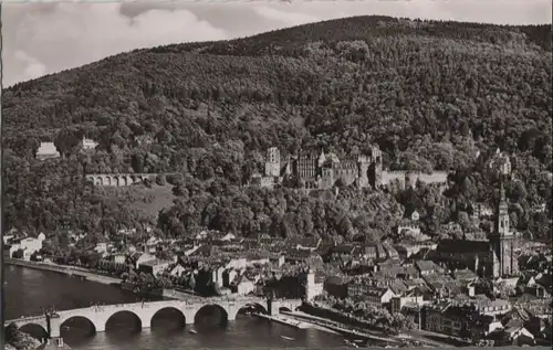 Heidelberg - Blick vom Philosophenweg - 1956