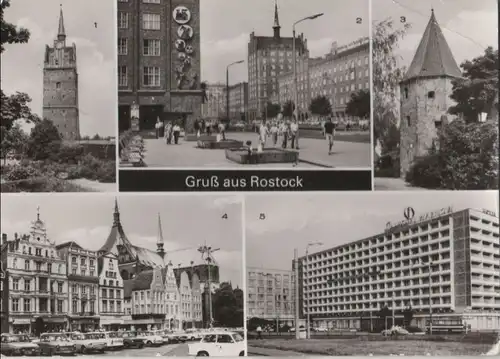 Rostock - u.a. Ernst-Thälmann-Platz - 1980