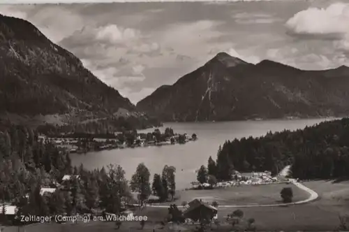 Walchensee - Zeltlager, Camping - ca. 1955