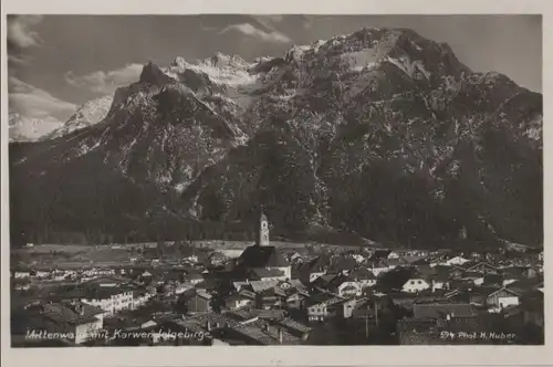 Mittenwald - mit Karwendelgebirge - ca. 1950