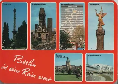 Berlin, Westteil - u.a. Kurfürstendamm - 1988