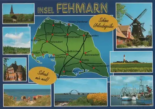 Fehmarn - 8 Teilbilder - ca. 2000