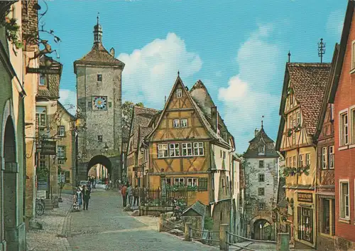 Rothenburg - Am Plönlein - ca. 1985