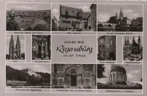 Regensburg - u.a. Neupfauplatz - ca. 1960