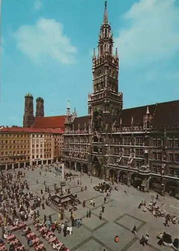 München - Rathaus und Frauenkirche - 1986