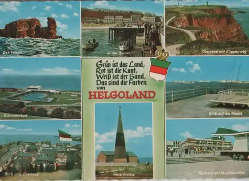 Helgoland - u.a. Blick auf die Reede - 1965