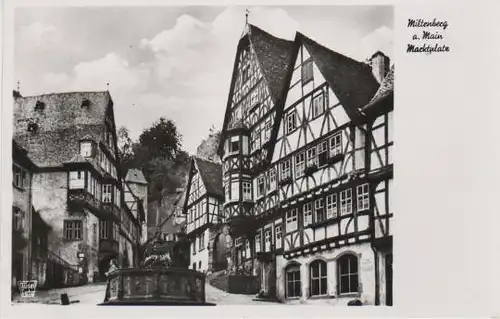 Miltenberg Main - Marktplatz - ca. 1955
